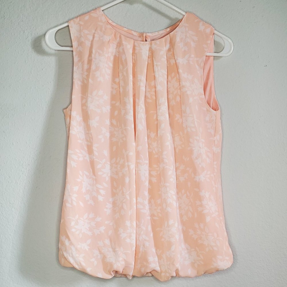 NWOT Pink Floral Blouse